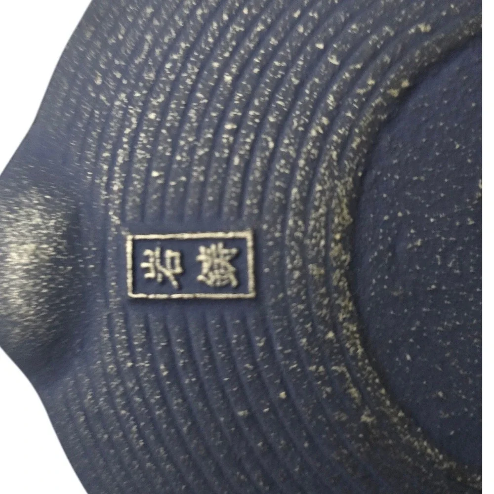 Iwachu Japanese‎ Cast Iron Teapot Blue Dragonfly Tetsubin Made in Japan